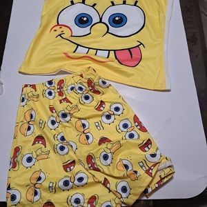 Two-piece sleeping set. Animated.